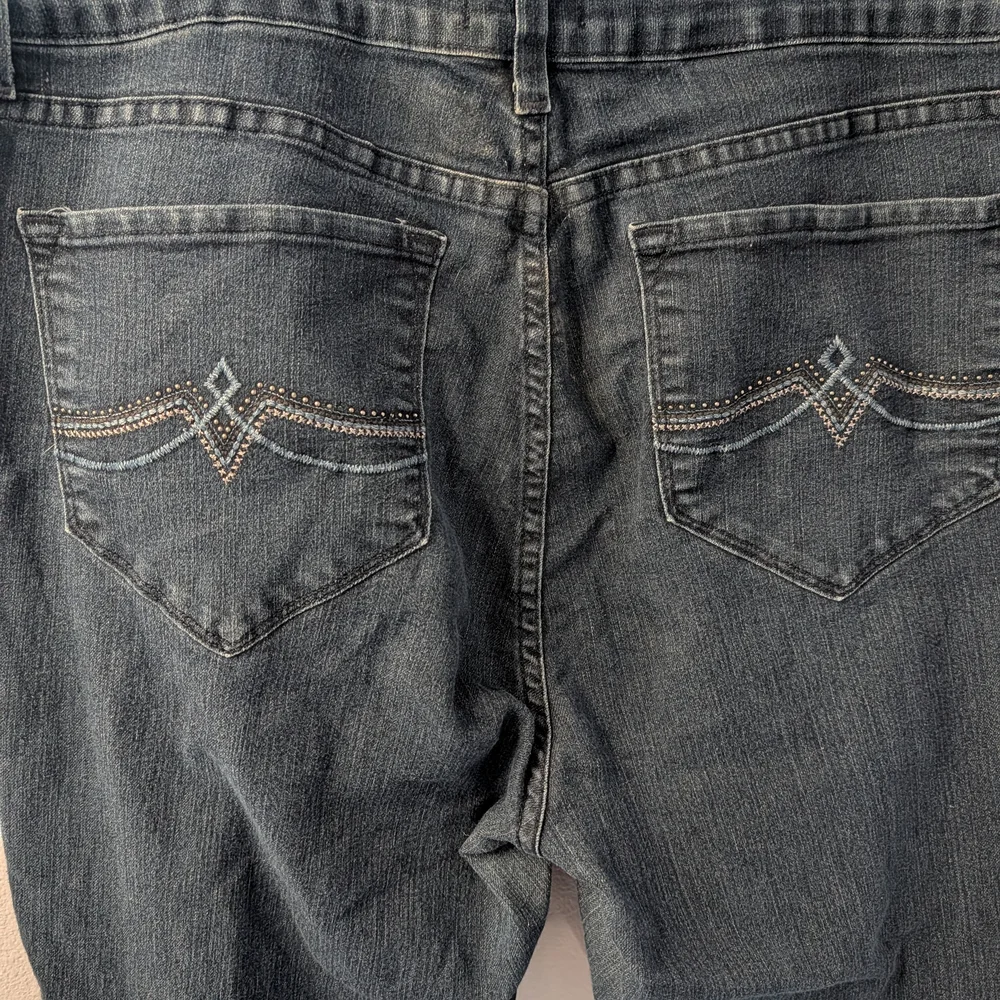 NYDJ Women's Dark‎ Wash Straight Leg Jeans, Size 16